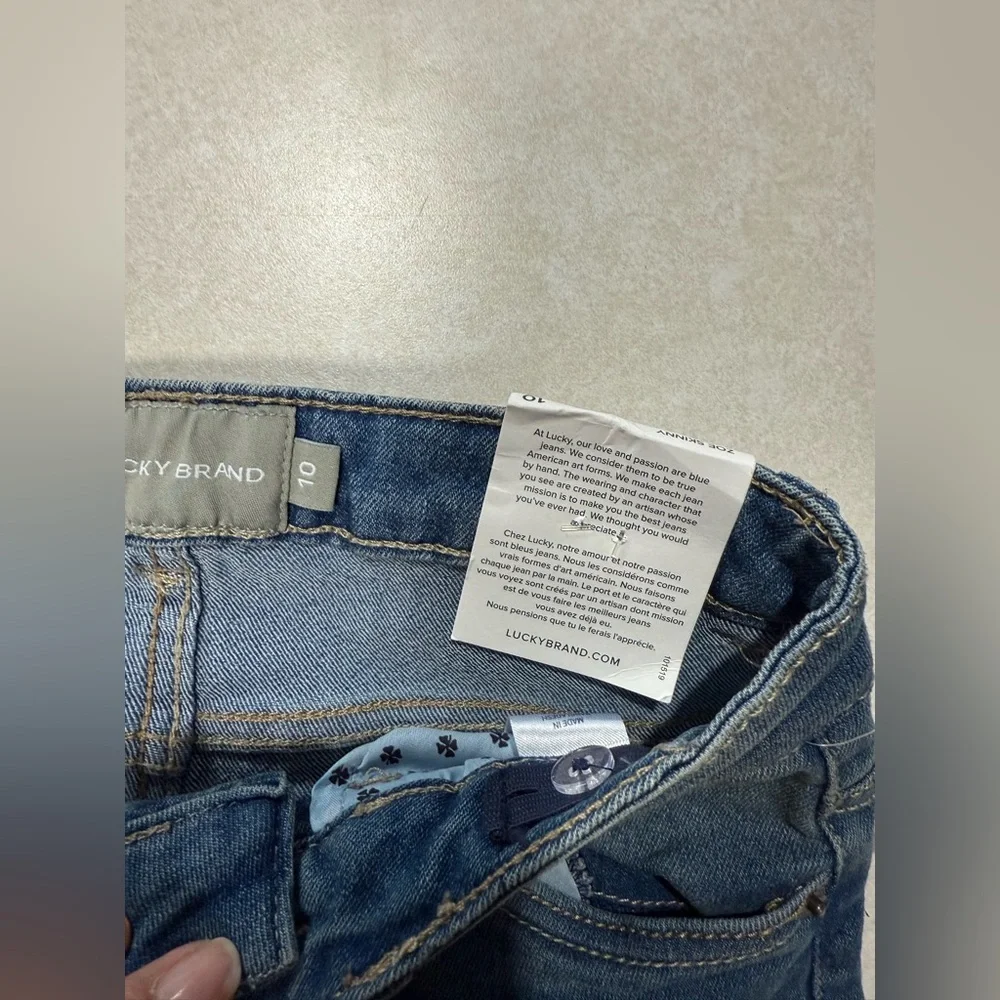 Lucky Brand Zoe Skinny Girls' Ada Wash Jeans Size 10 NWT - Picture 5 of 11